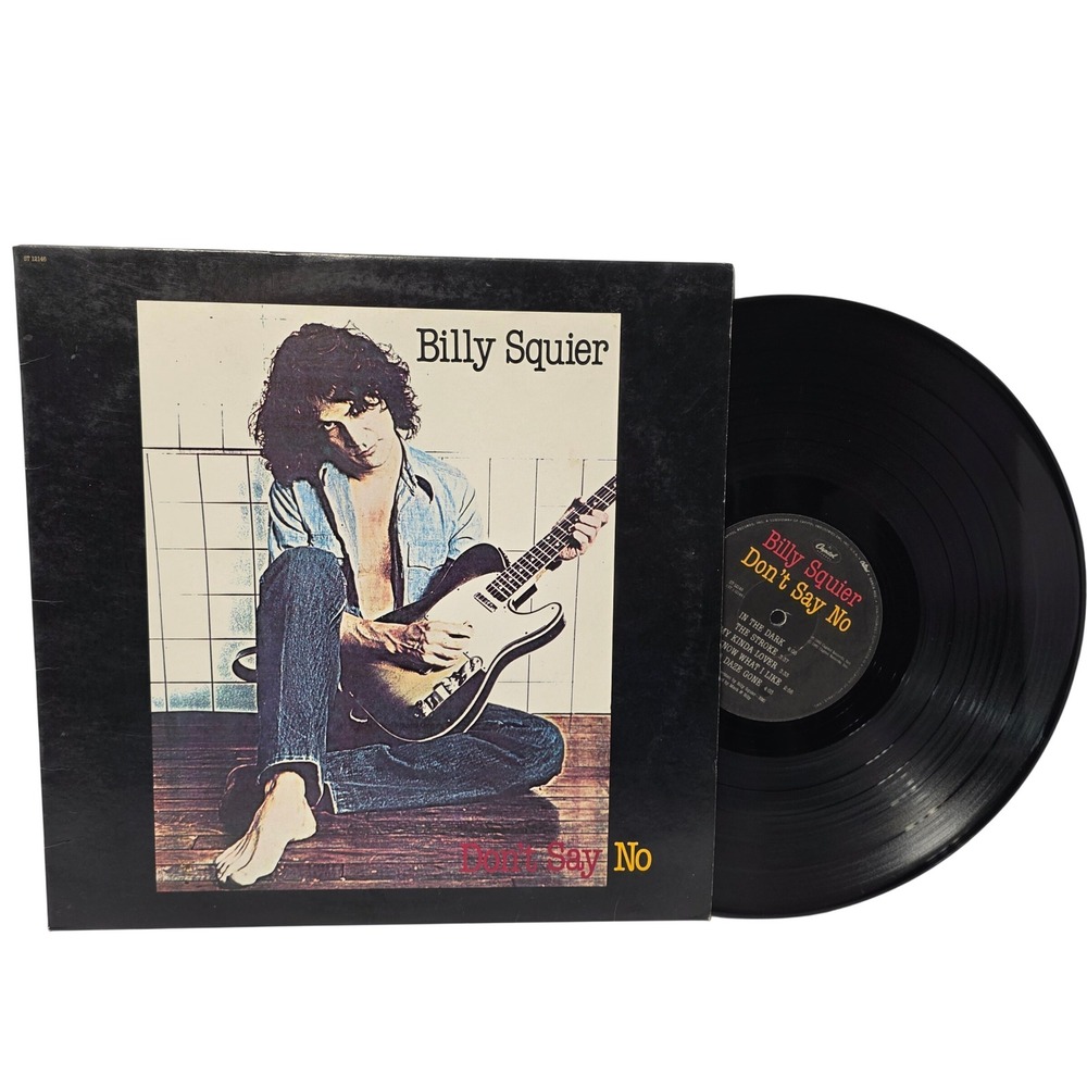 Billy Squier Don't Say No Vinyl LP Record 1981 Capitol ST-12146 The Stroke*